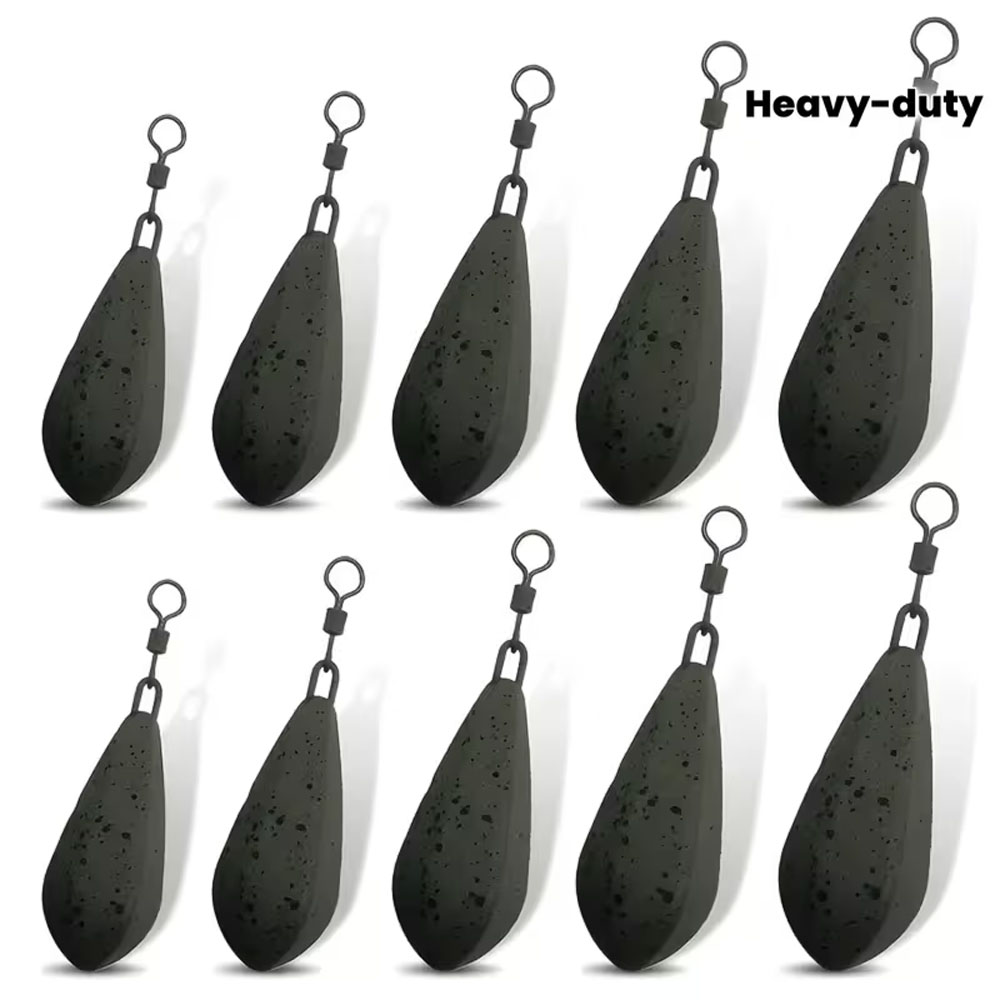 Saltwater Line - 4-Pack Heavy-Duty Carp Fishing Weights with