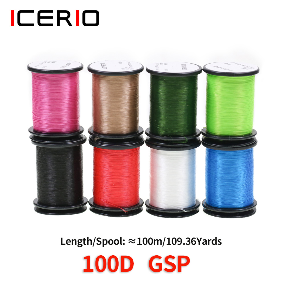 Ice Fishing Line - ICERIO 2PCS 100D GSP Fly Tying