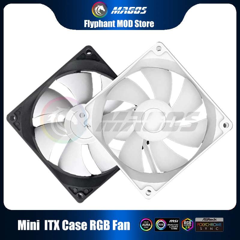 Mini ITX Case ARGB Fan 8cm 9cm - Fly Line recension och pris
