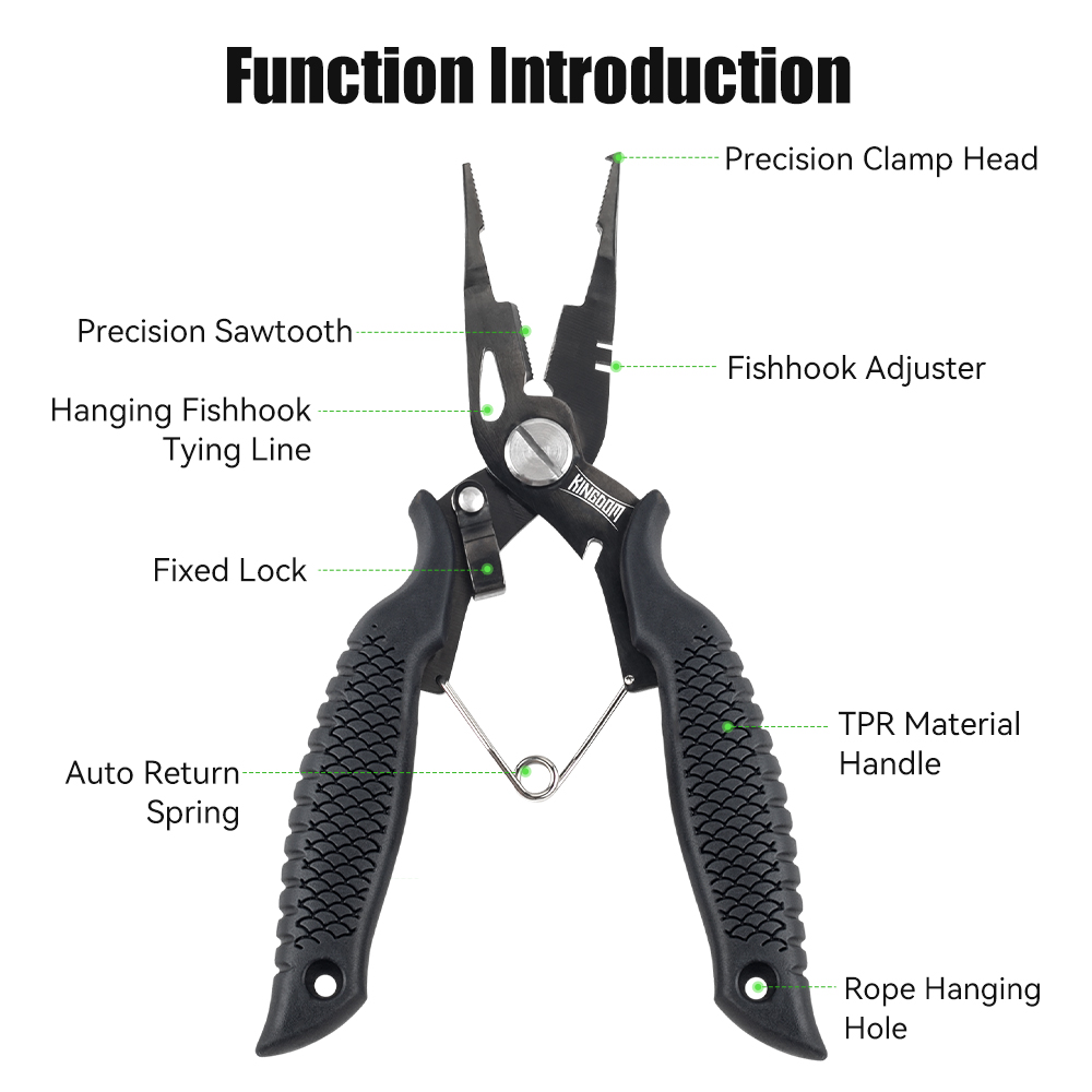 Kingdom Fishing Pliers Multifu - Fishing Line Cutter recension och pris