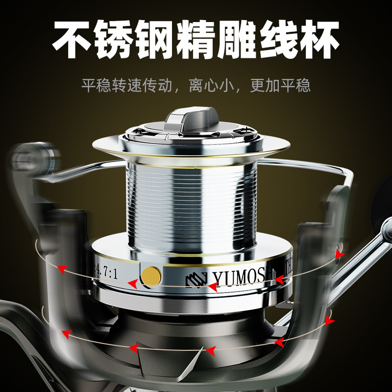 Metal Spinning Fishing Reel Lo - Ice Fishing Line recension och pris