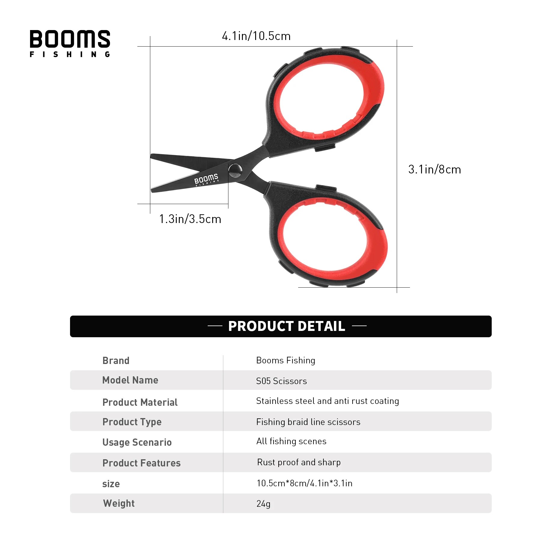 Booms Fishing S05 Braid Wire S - Monofilament Line recension och pris