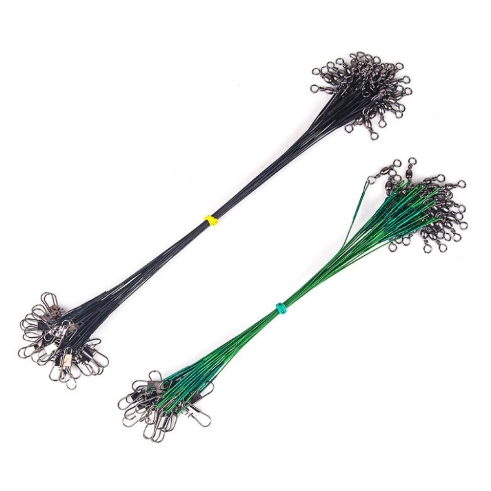 10pcs/lot Anti Bite Steel Fish - Leader Line recension och pris
