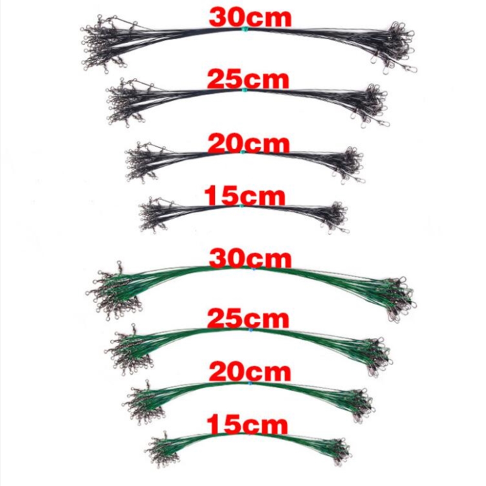 10pcs/lot Anti Bite Steel Fish - Leader Line recension och pris