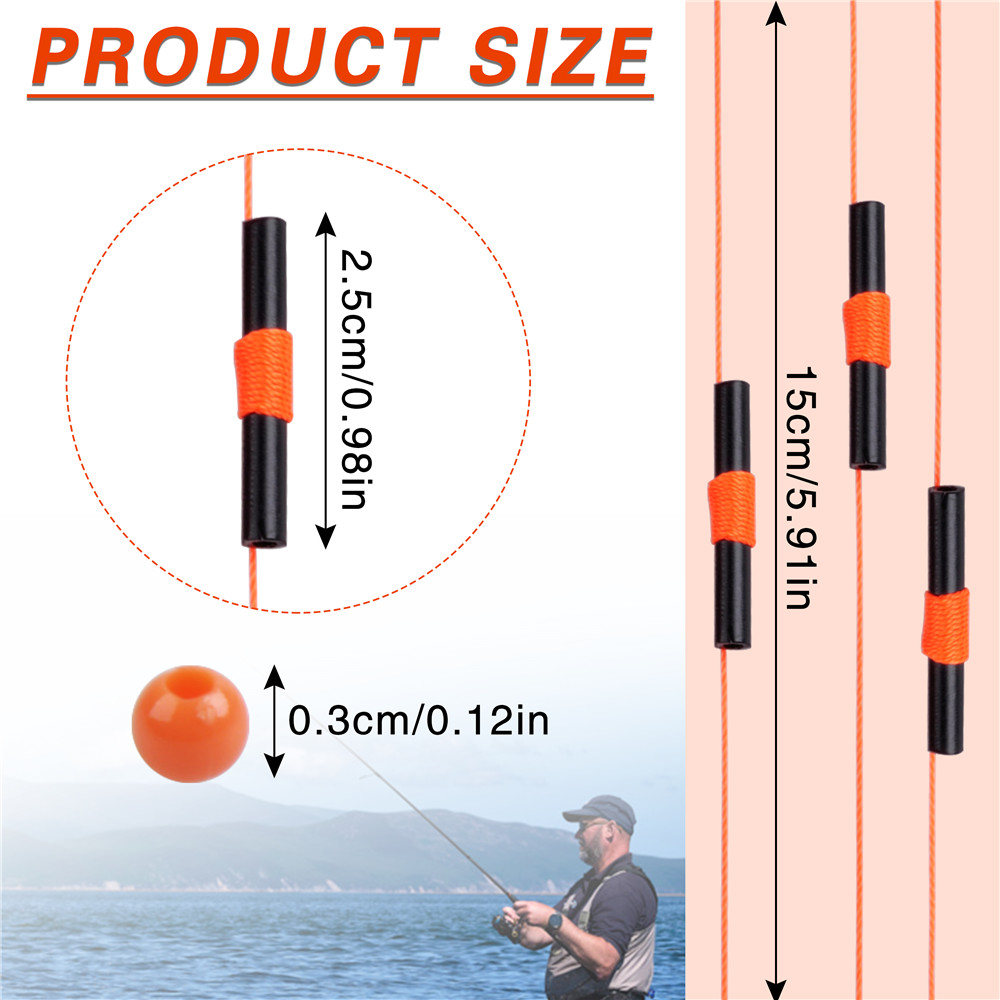 150PCS Bobber Stops Slip Bobbe - Monofilament Line recension och pris
