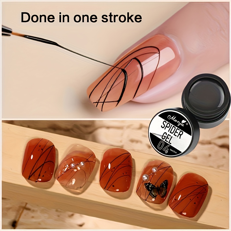 Nail Art Drawing Gel, Elastic  - Copolymer Line recension och pris