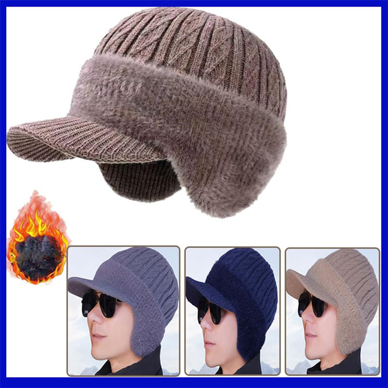 New Unisex Winter Hat Plush Fu - Tippet Line recension och pris