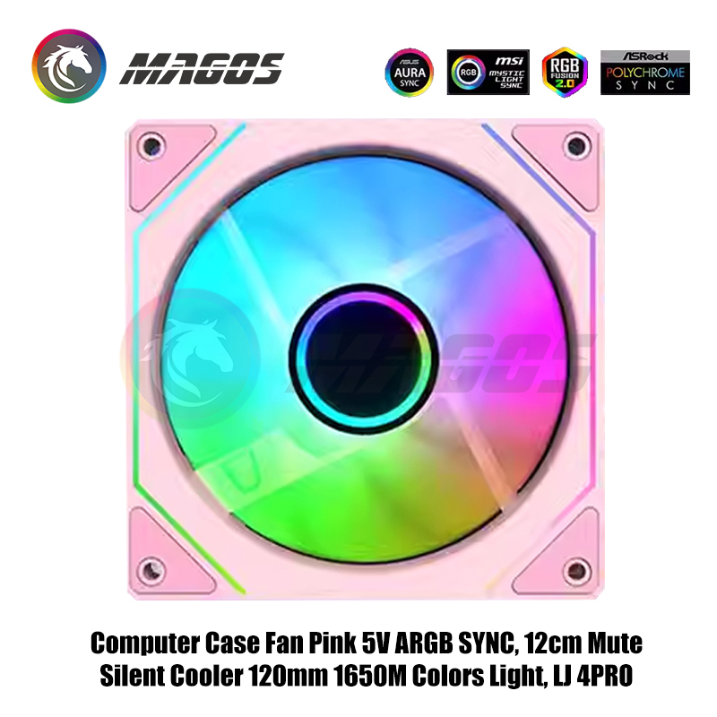Computer Case Fan Pink 5V ARGB - Fly Line recension och pris