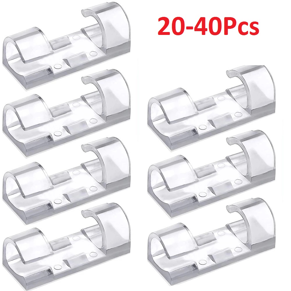 40PCS Cable Organizer Clips Ca - Tippet Line recension och pris