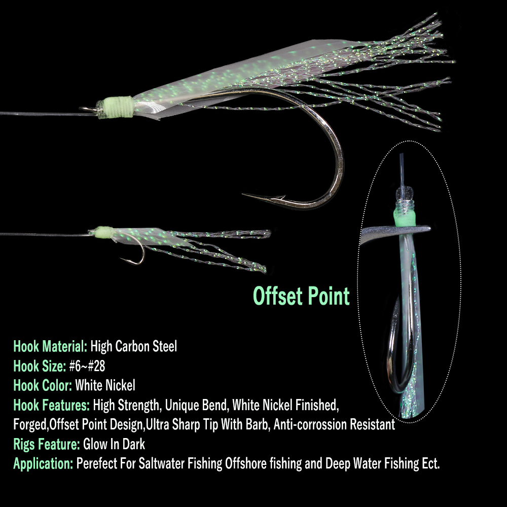 WIFREO 50pc Luminous Simulated - Freshwater Line recension och pris