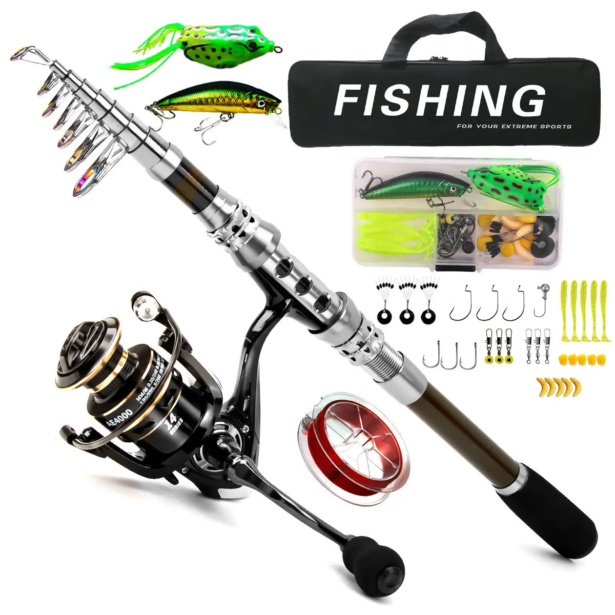 Carbon Luya Rod Wheel Set Sea  - Freshwater Line recension och pris
