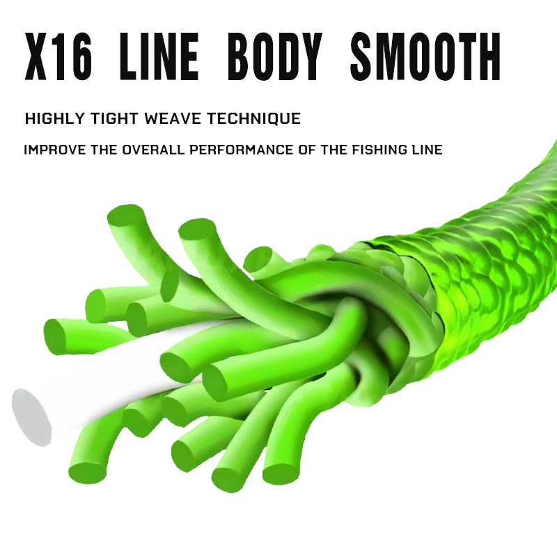 New X16 Strands Fishing Line Y - Tippet Line recension och pris