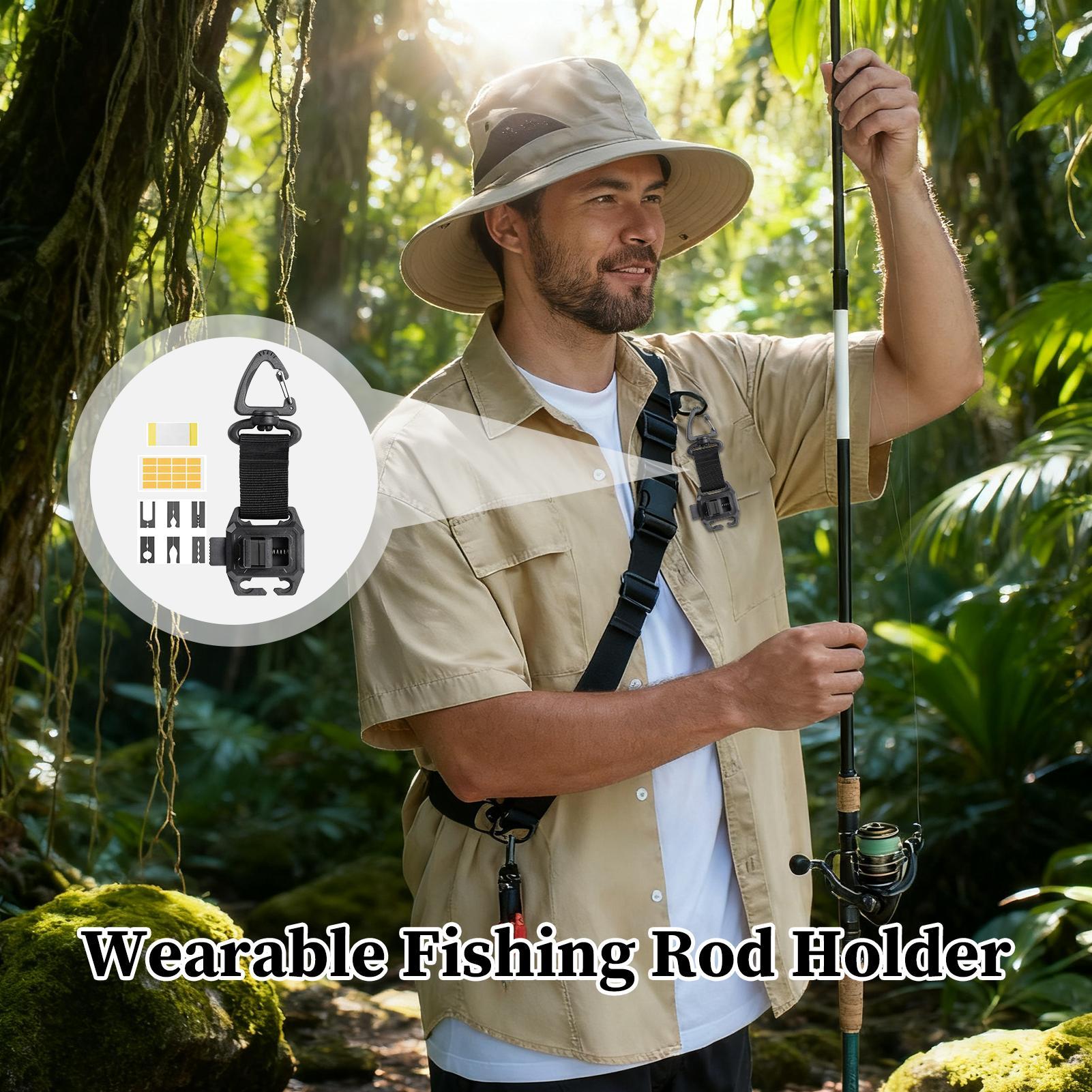 Wearable Fishing Rod Clips Hol - Saltwater Line recension och pris