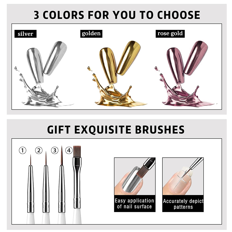 Metallic Painting Gel Chrome G - Copolymer Line recension och pris