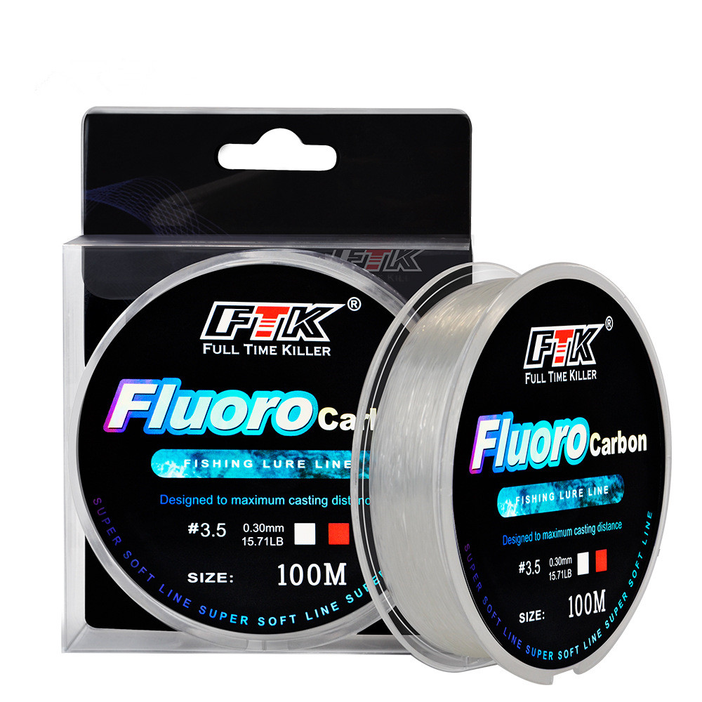 100m fluorocarbon bait fishing - Fluorocarbon Line recension och pris
