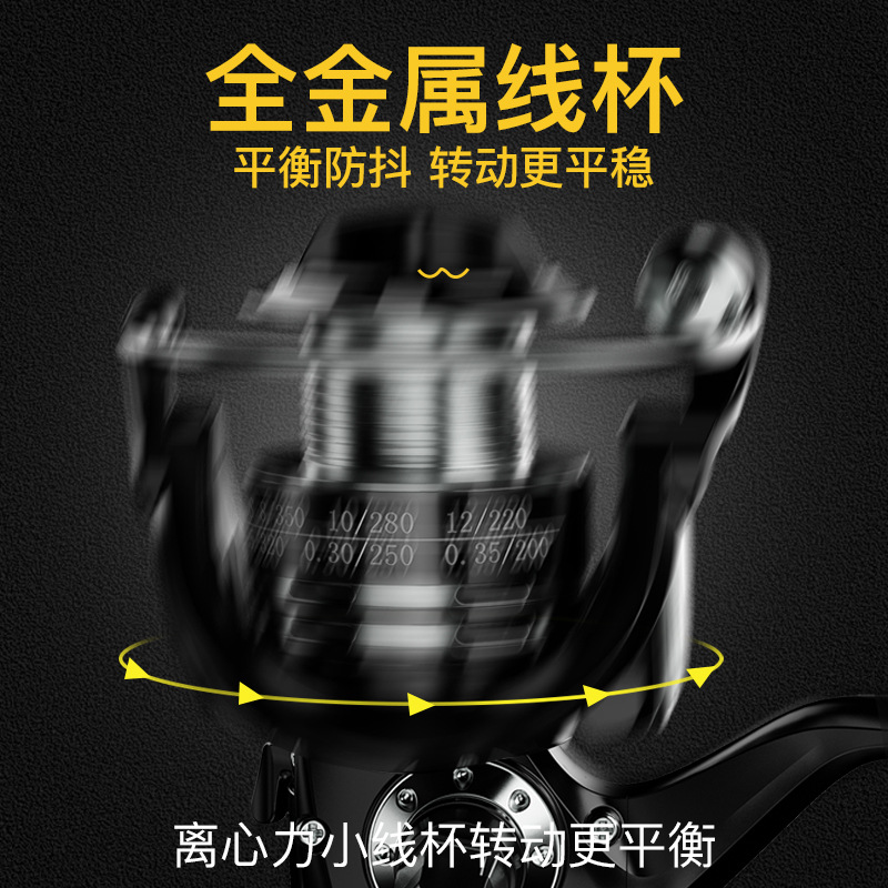 Metal Spinning Fishing Reel Sm - Ice Fishing Line recension och pris