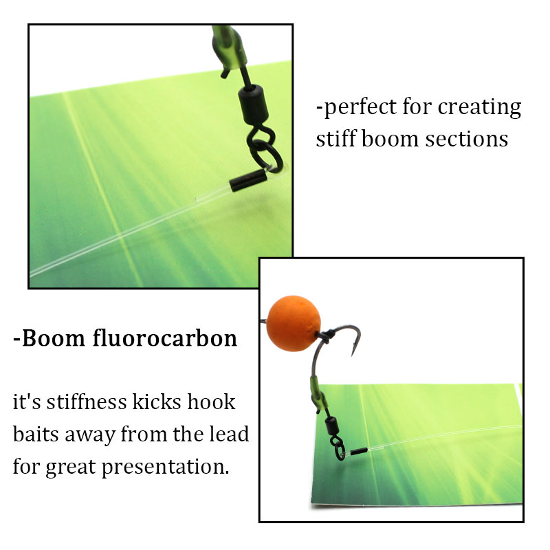 Carp Fishing Hooklink Boom Flu - Fluorocarbon Line recension och pris