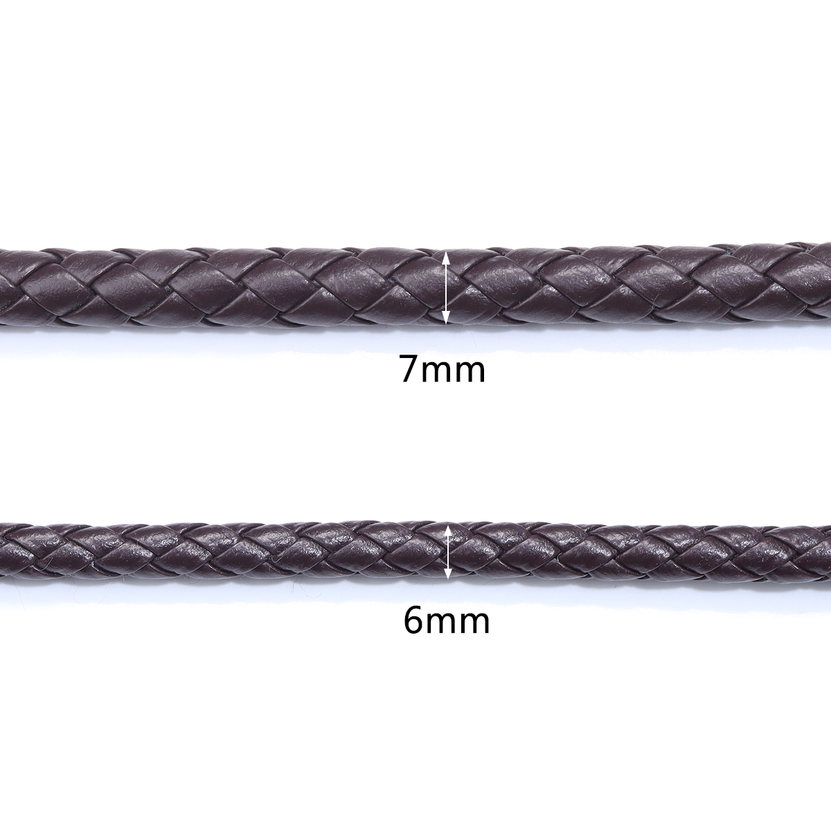 5 Yards/lot 6/7mm Braided Leat - Braided Line recension och pris
