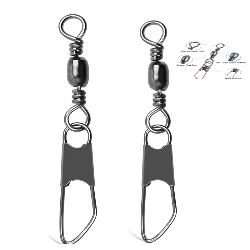 100Pcs Fishing Barrel Swivel C - Saltwater Line recension och pris