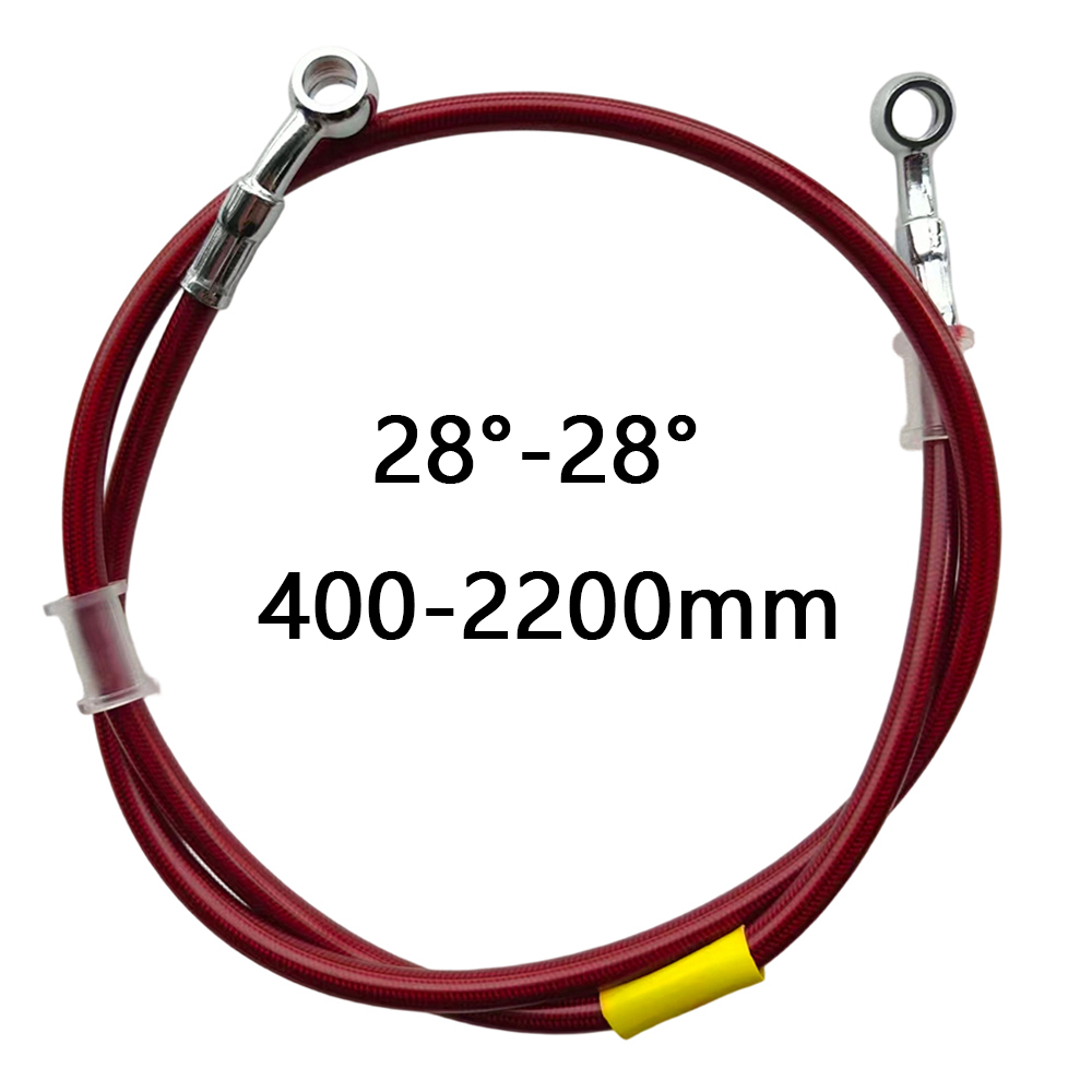 28-28 Red Universal Motorcycle - Braided Line recension och pris
