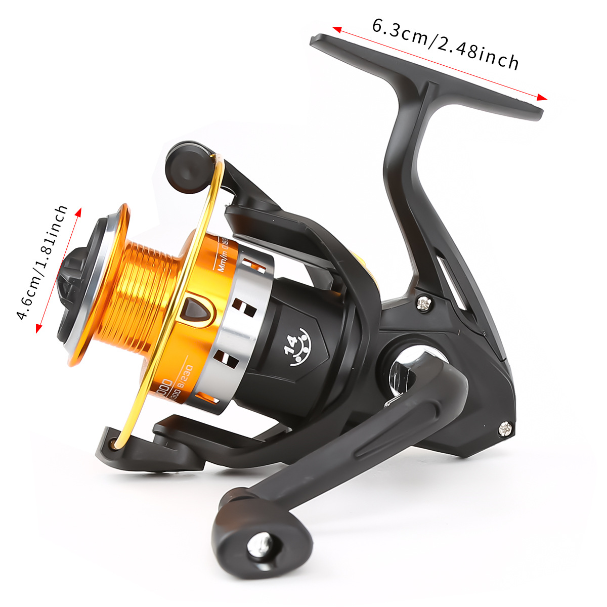 Spinning Reel With Metal Spool - Ice Fishing Line recension och pris