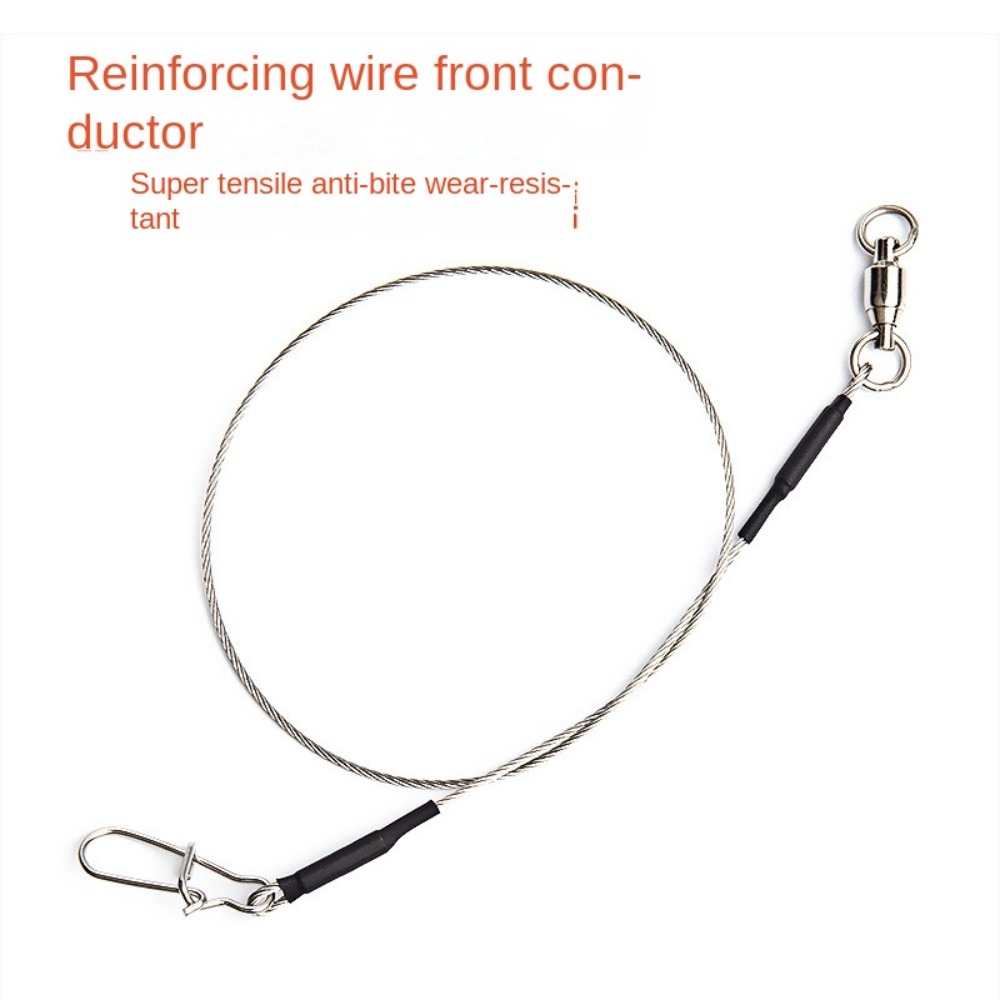 5PCS 20/30/40cm strands Stainl - Leader Line recension och pris